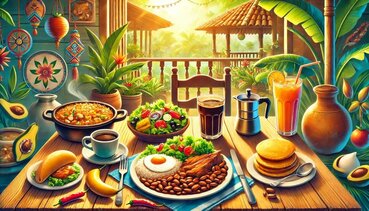 Comidas Típicas Costarricenses en Ostional